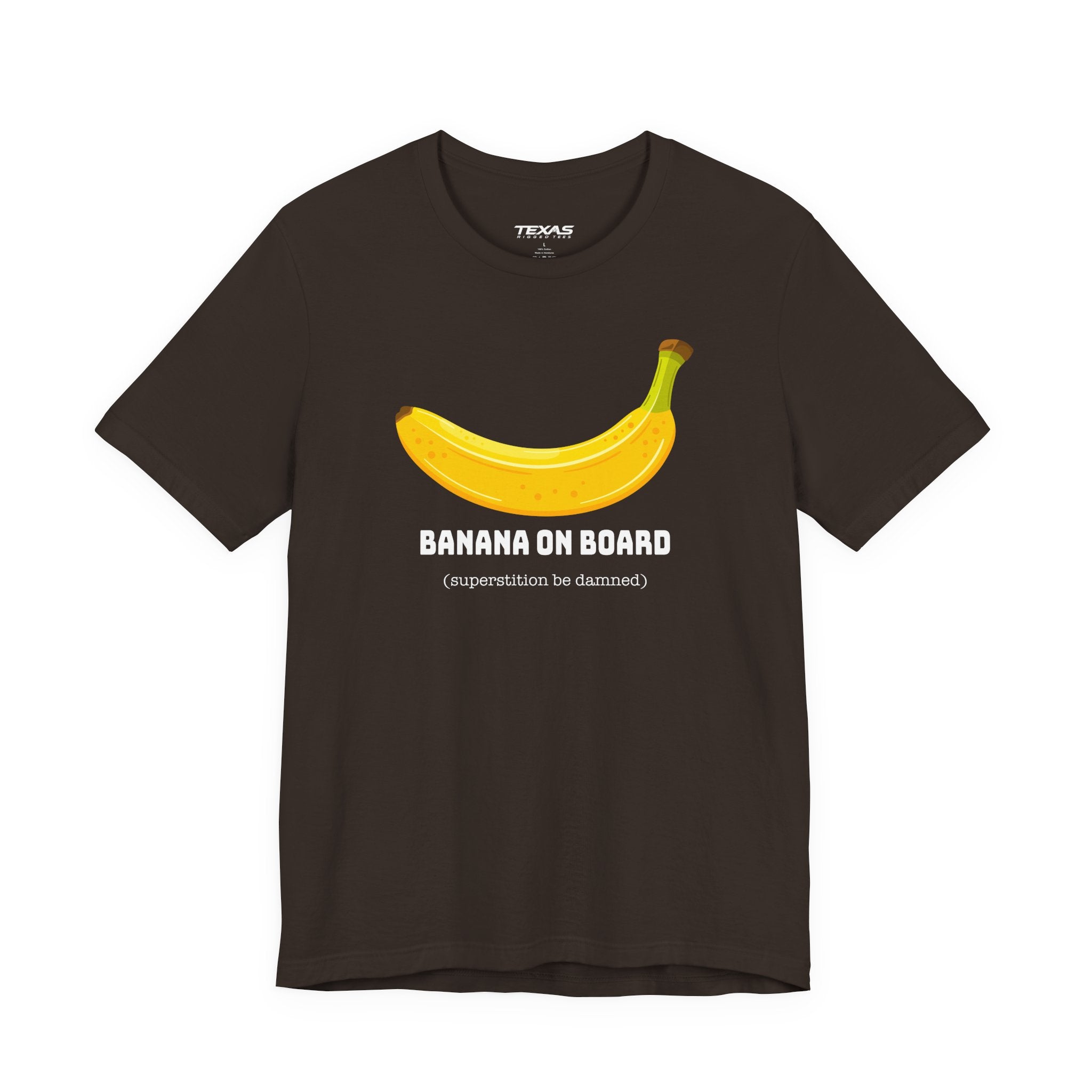 Banana on Board (Superstition Be Damned) — Unisex Cotton Tee