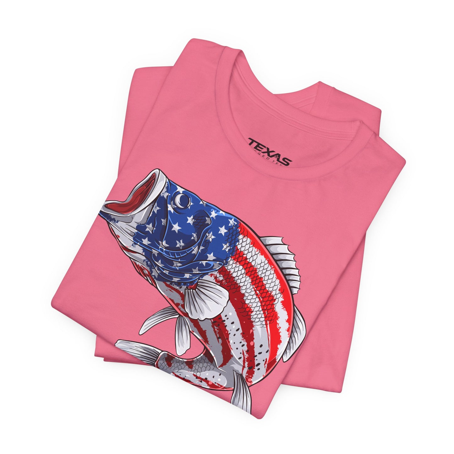 Patriotic Bass — Unisex Cotton Tee