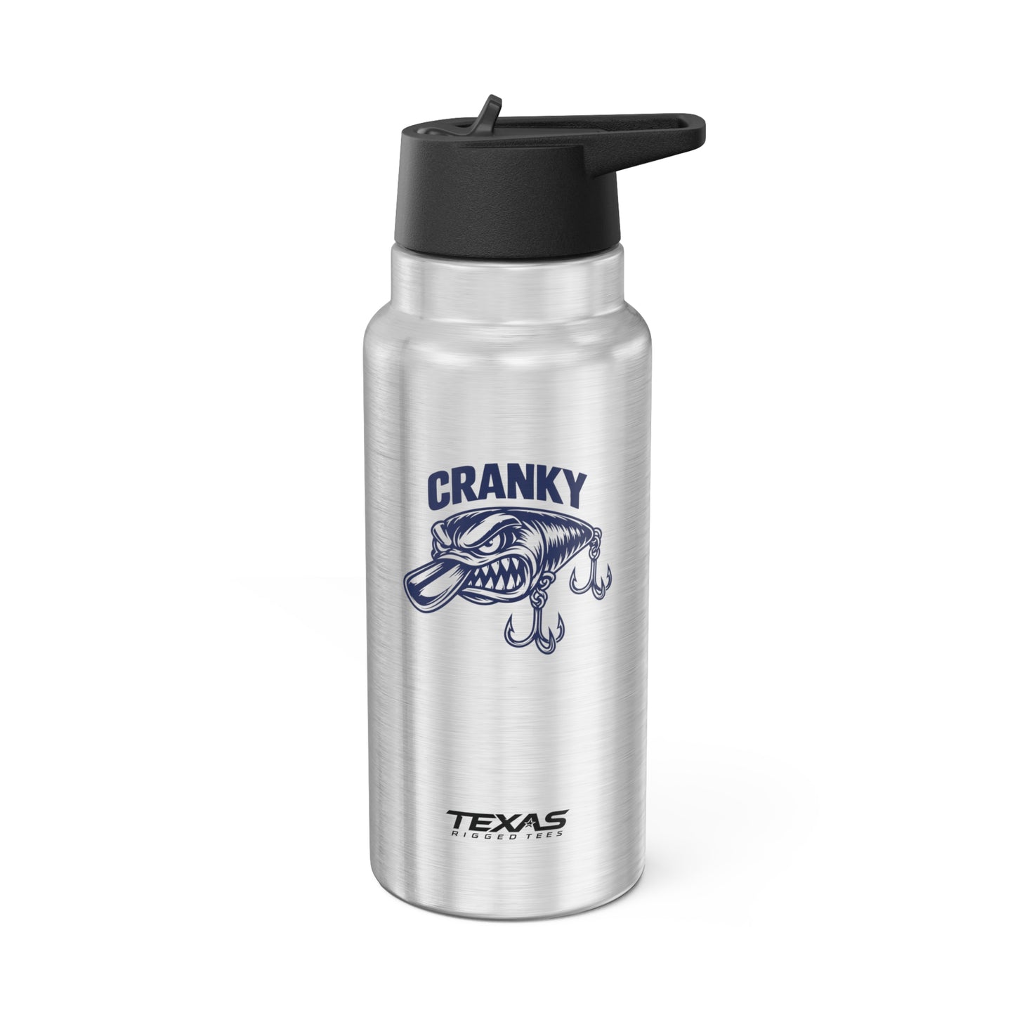 Cranky — 32oz Stainless Steel Tumbler (with inner straw)