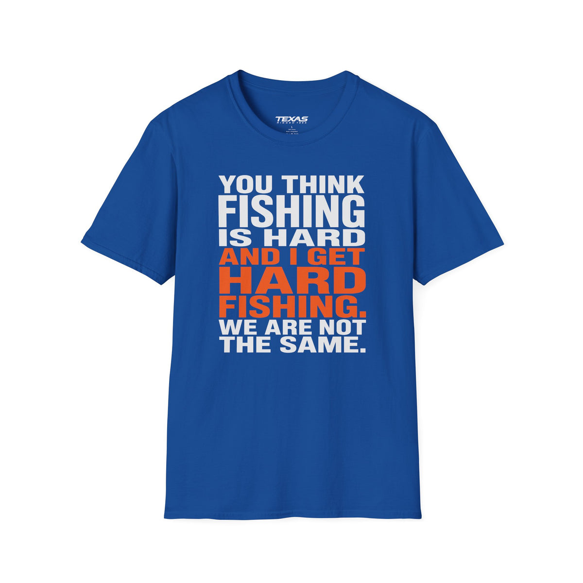 Hard Fishing — Unisex Cotton Tee