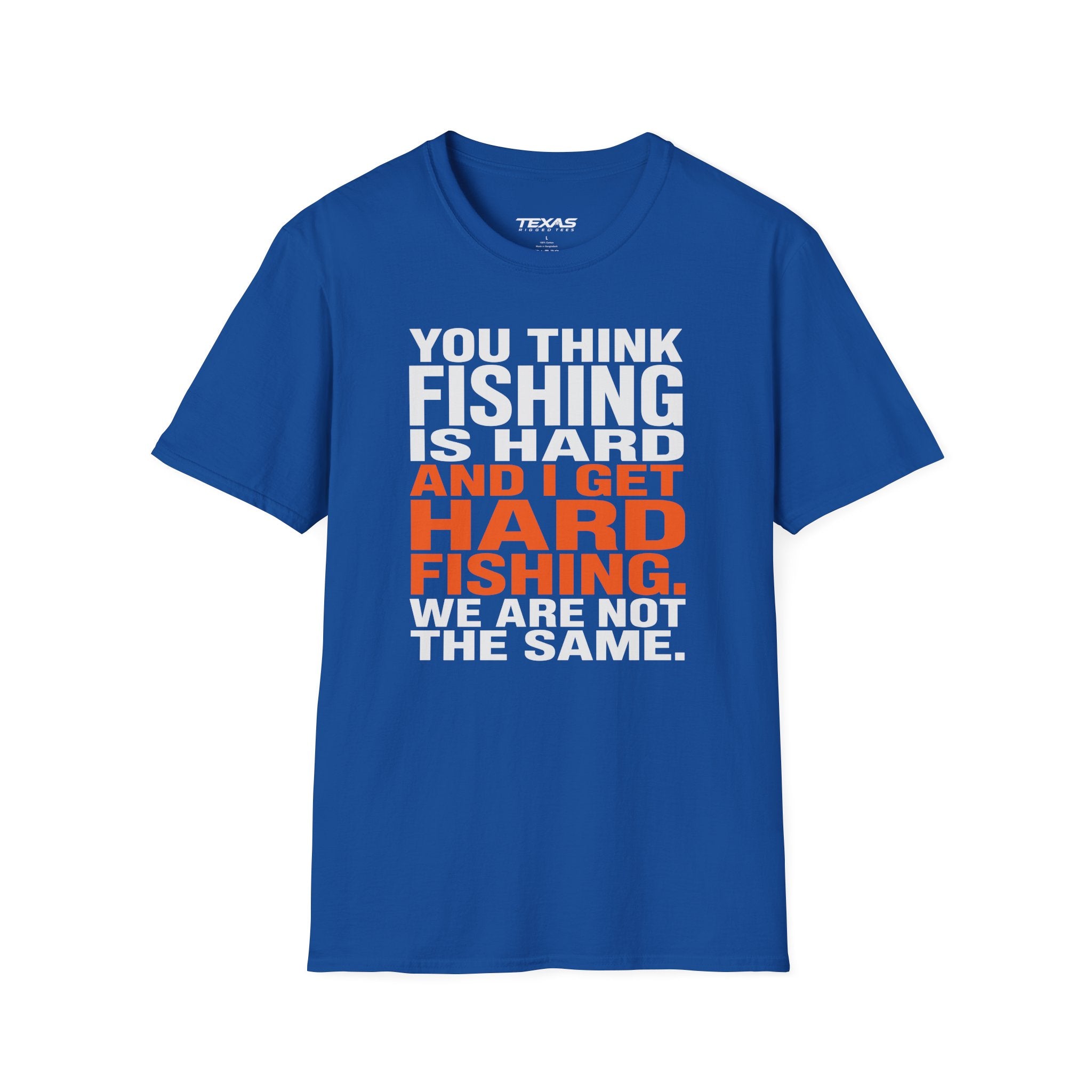 Hard Fishing — Unisex Cotton Tee