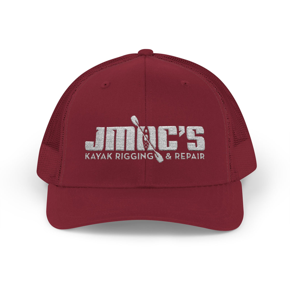 JMOC's Kayak Rigging & Repair (Light Logo) — Embroidered Baseball Cap