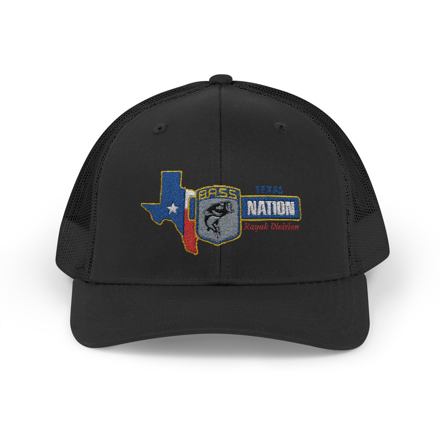 Texas BASS Nation (Kayak Division) — Embroidered Baseball Cap