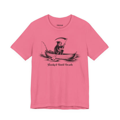 Hooked Until Death — Unisex Cotton Tee