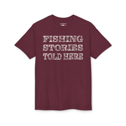 Fishing Stories Told Here — Unisex DryBlend® T-Shirt
