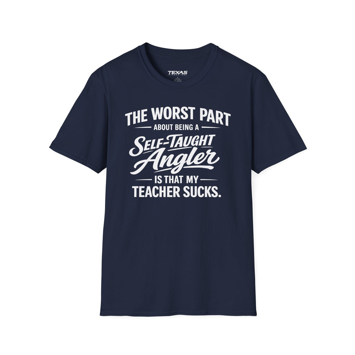 Self-Taught Angler — Unisex Cotton Tee