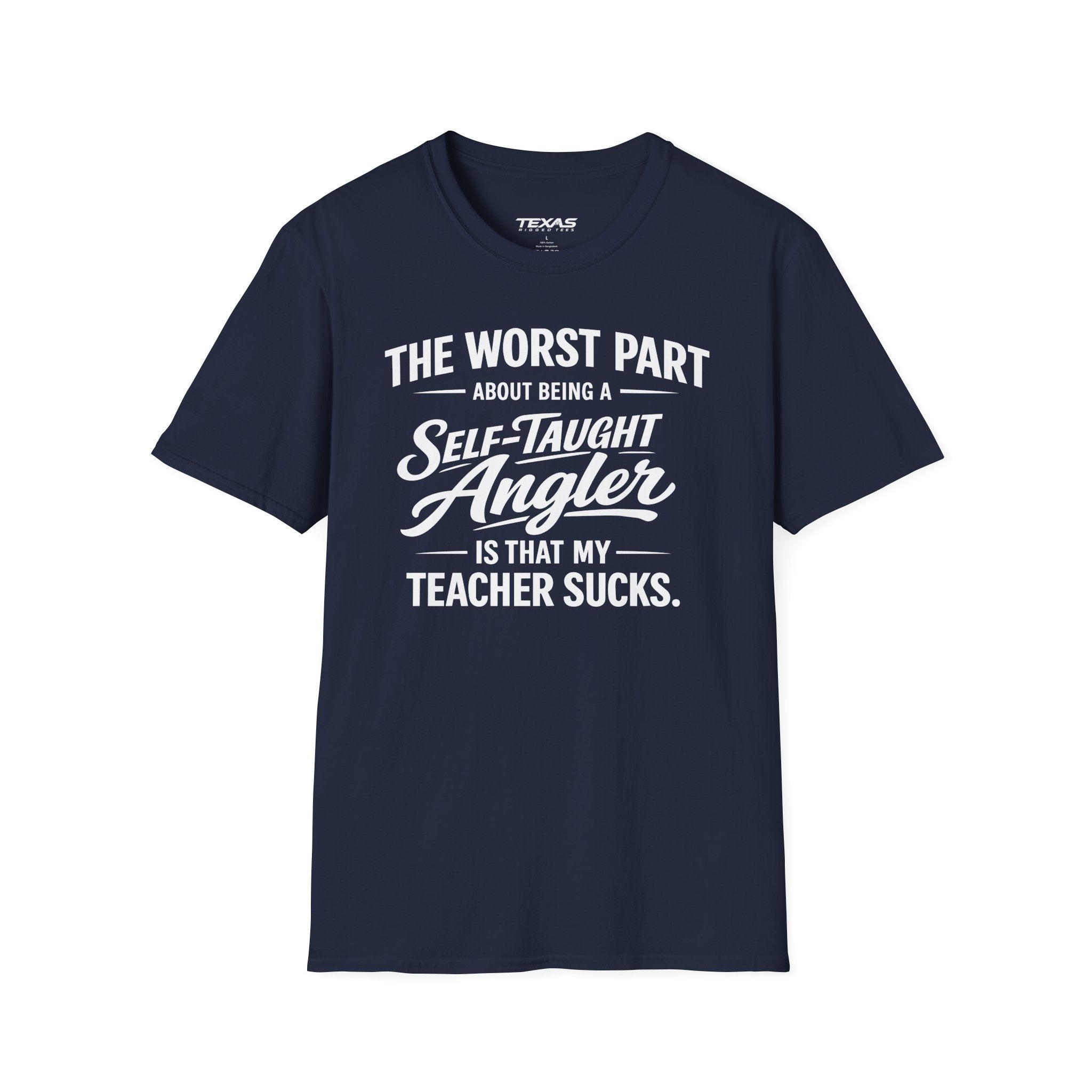Self-Taught Angler — Unisex Cotton Tee