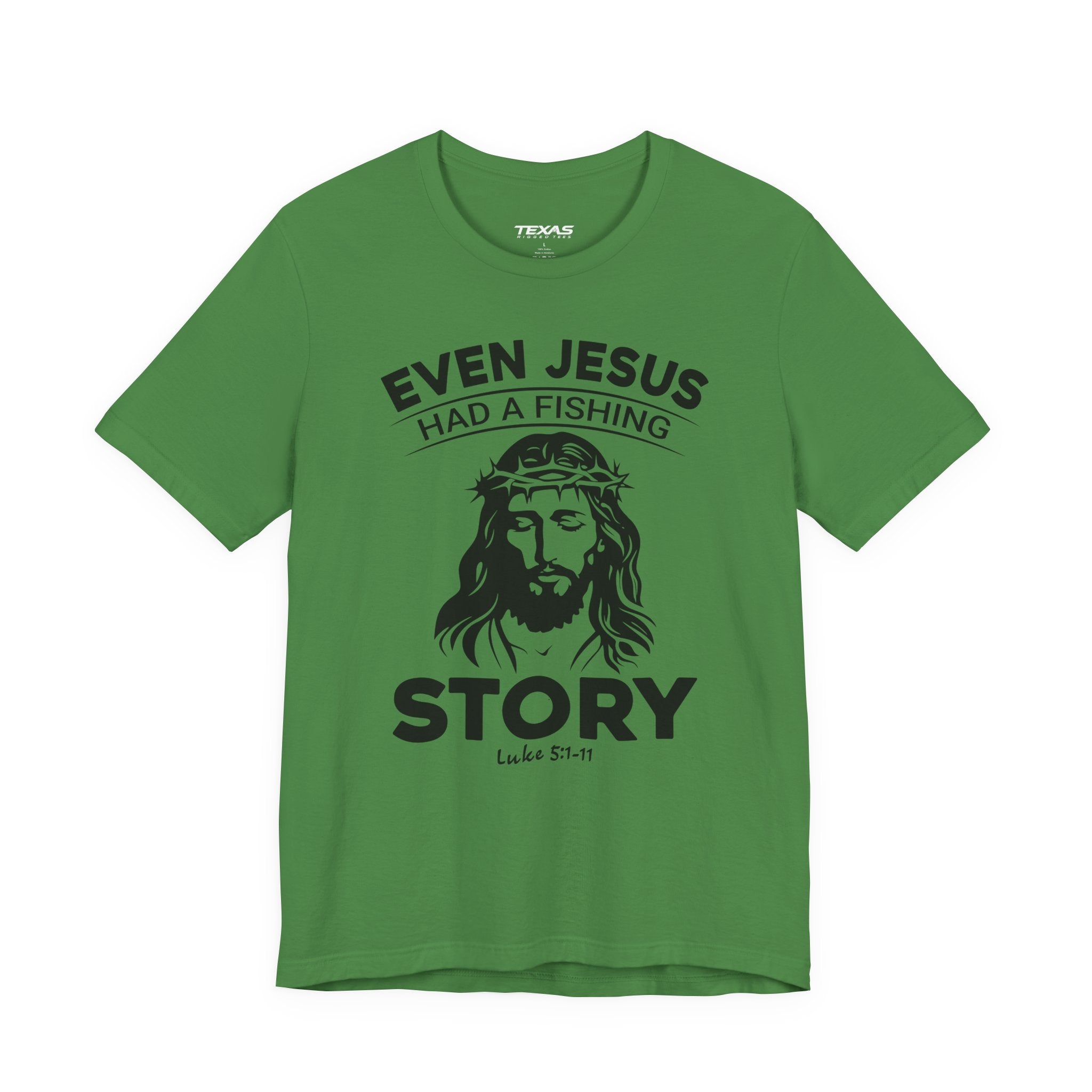 Even Jesus Had a Fishing Story — Unisex Cotton Tee
