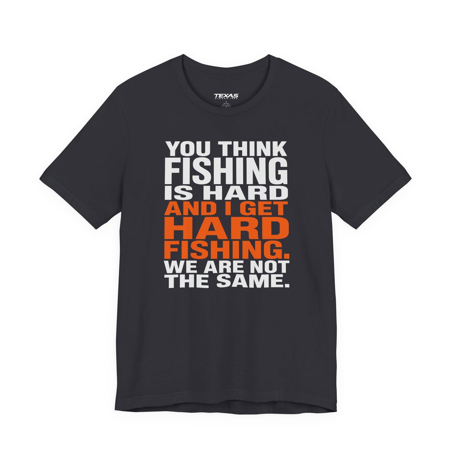 Hard Fishing — Unisex Cotton Tee