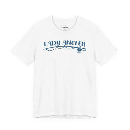 Lady Angler — Unisex Cotton Tee