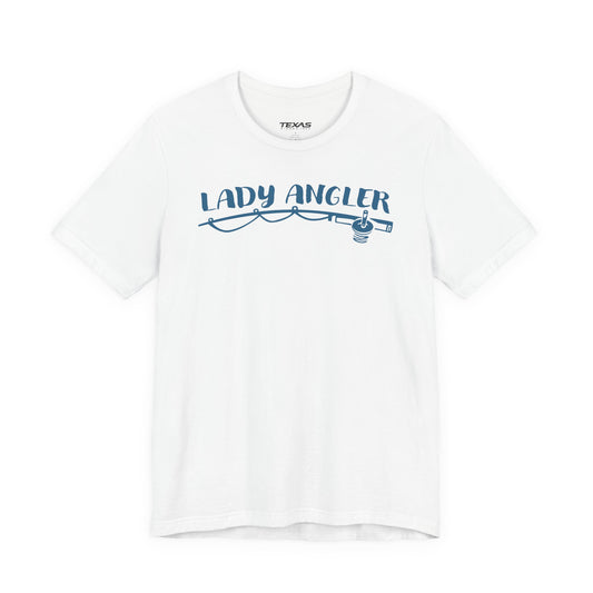 Lady Angler — Unisex Cotton Tee