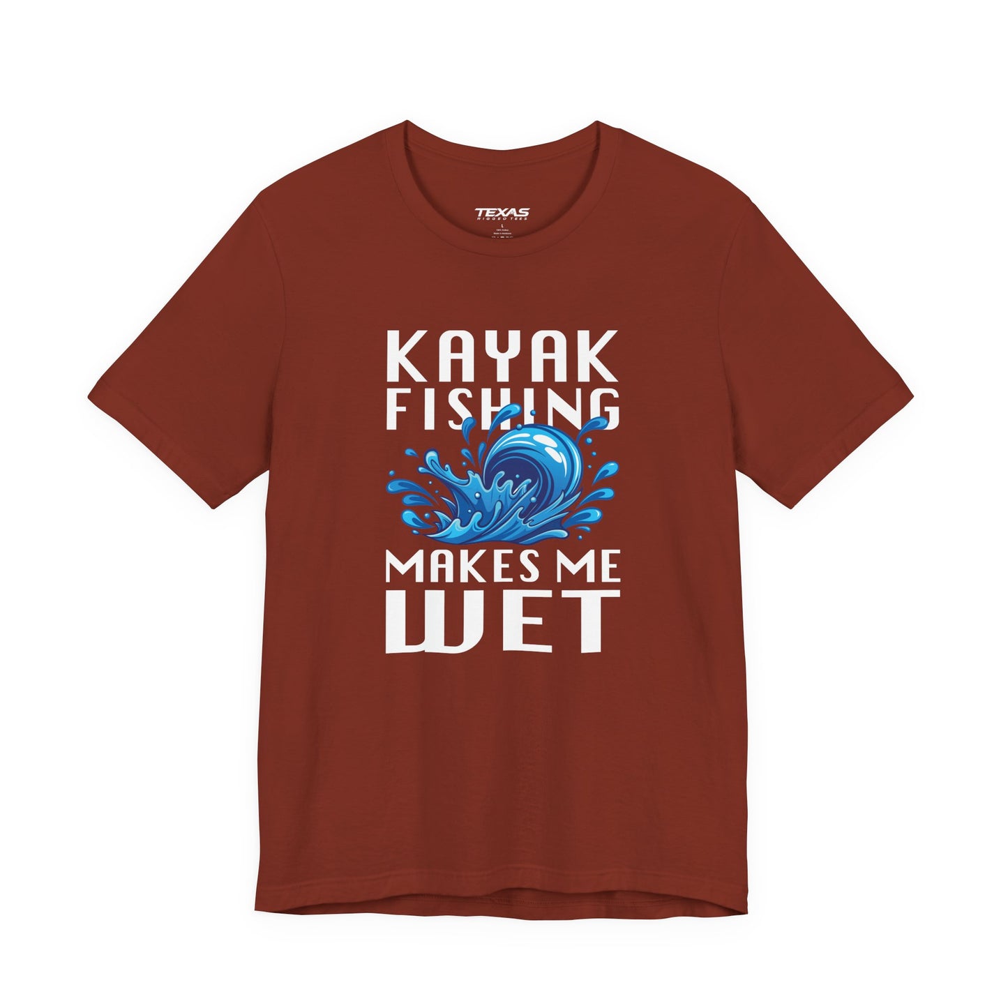 Kayak Fishing Makes Me Wet — Unisex Cotton Tee