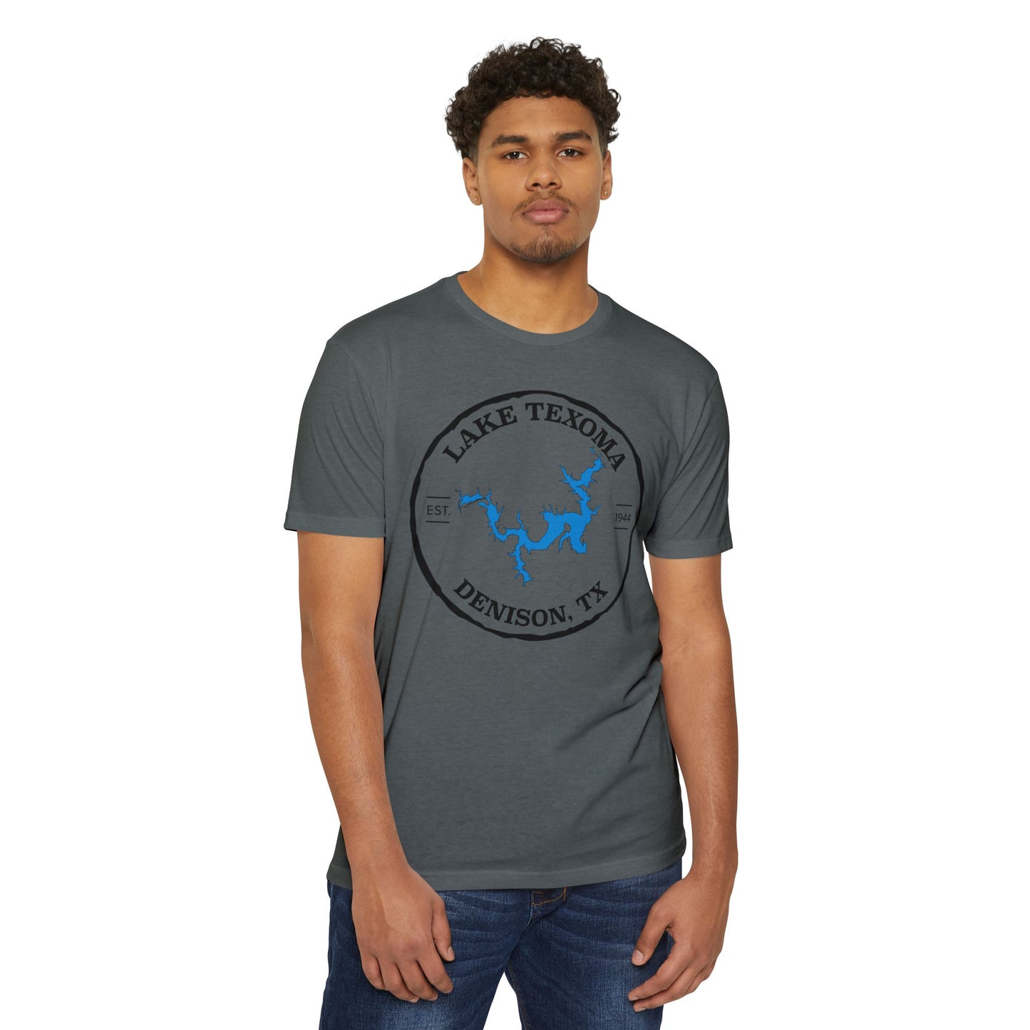 Lake Texoma — Unisex Cotton-Poly Blend T-Shirt