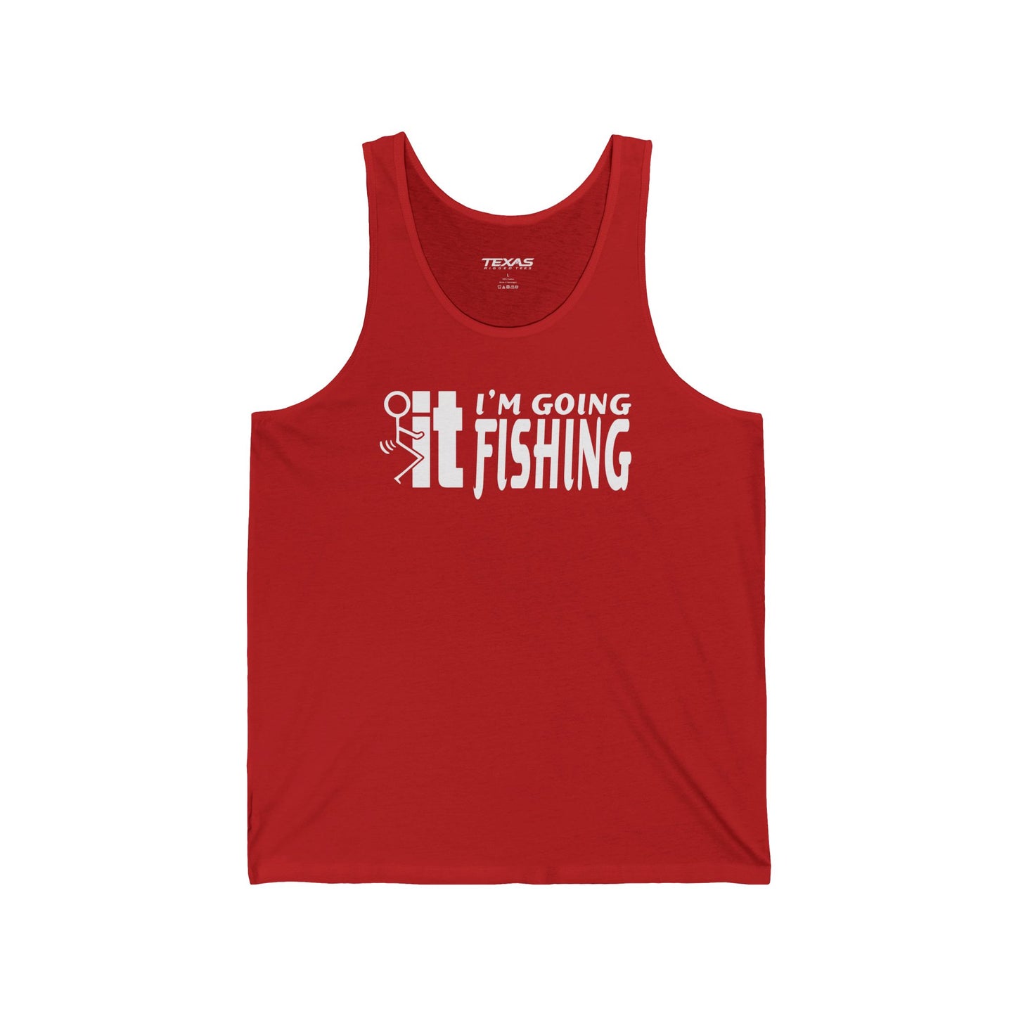 F-It, I’m Going Fishing — Unisex Cotton Tank