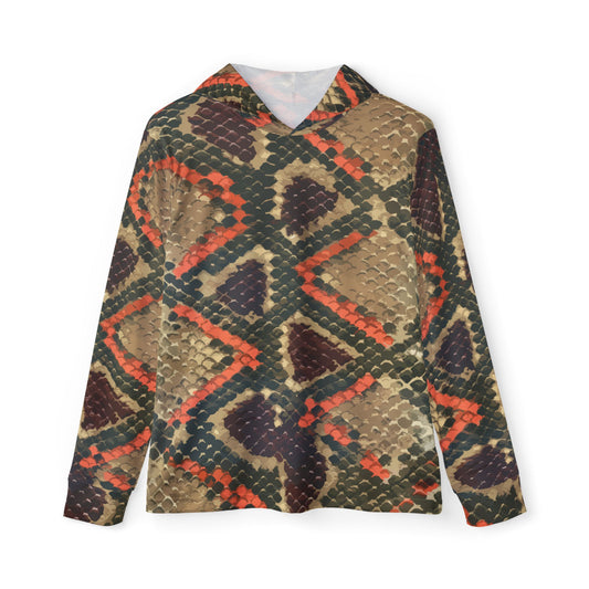 Burmese Python — Unisex Fishing Pullover Hoodie (SPF 50+)