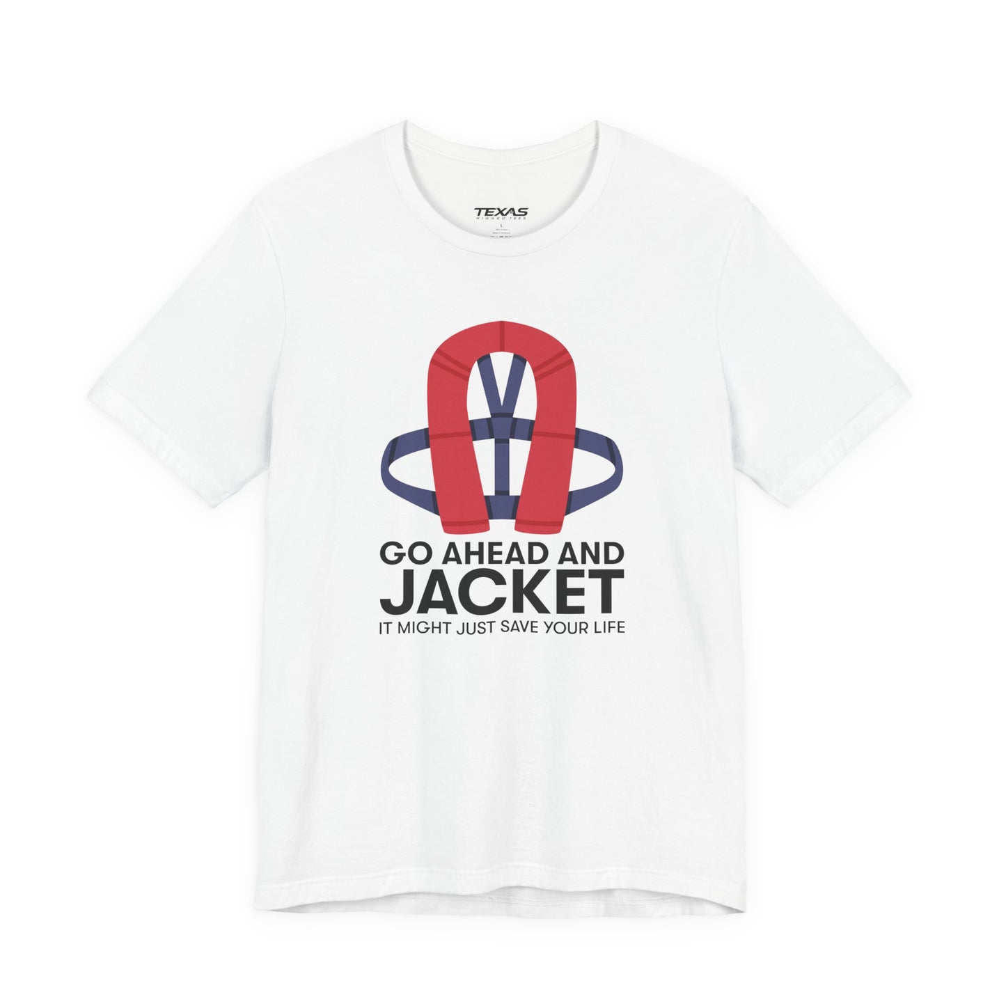 Go Ahead and Jacket — Unisex Cotton Tee
