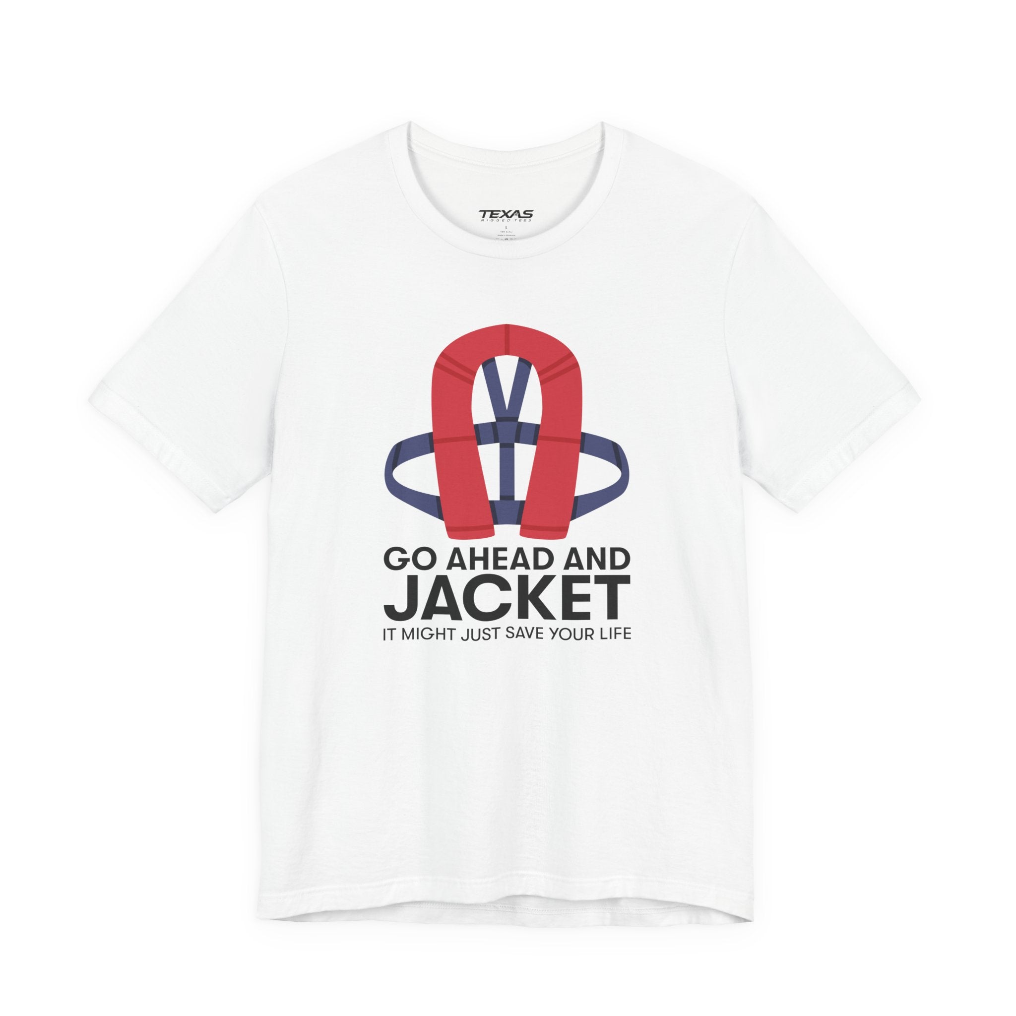 Go Ahead and Jacket — Unisex Cotton Tee