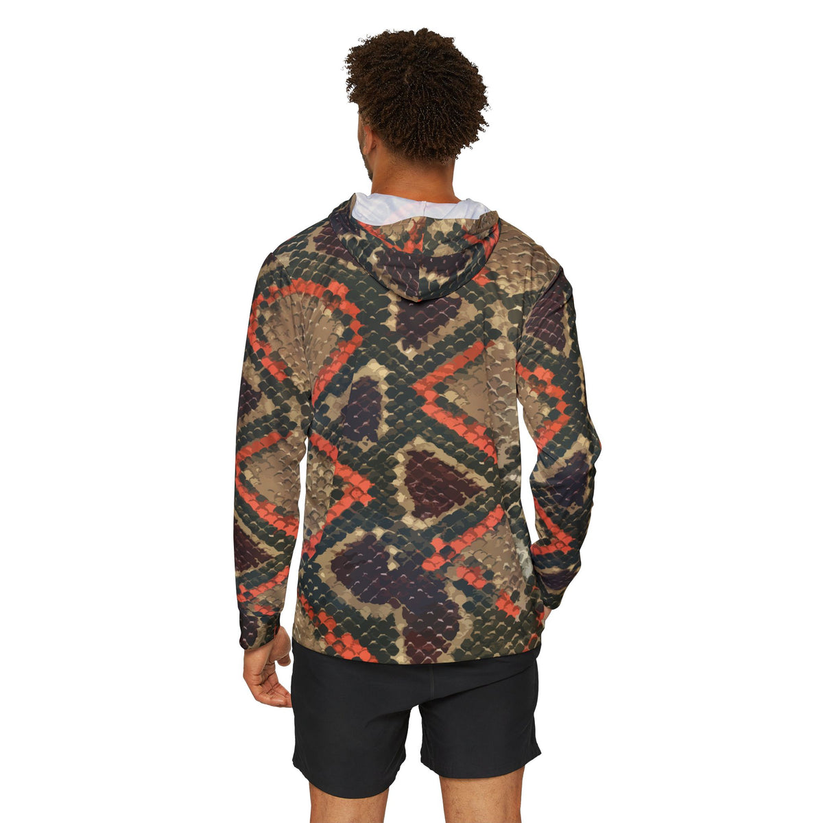 Burmese Python — Unisex Fishing Pullover Hoodie (SPF 50+)