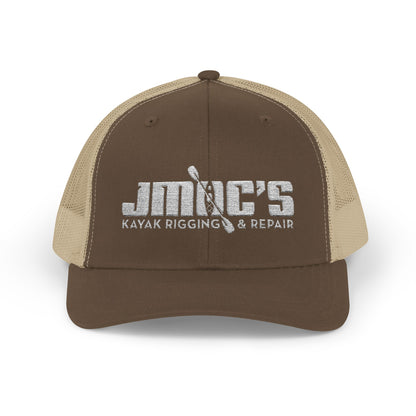 JMOC's Kayak Rigging & Repair (Light Logo) — Embroidered Baseball Cap
