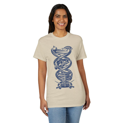 Fishing, It’s in My DNA — Unisex DryBlend® T-Shirt