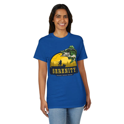 Serenity: Peaceful. Patient. Present. — Unisex DryBlend® T-Shirt