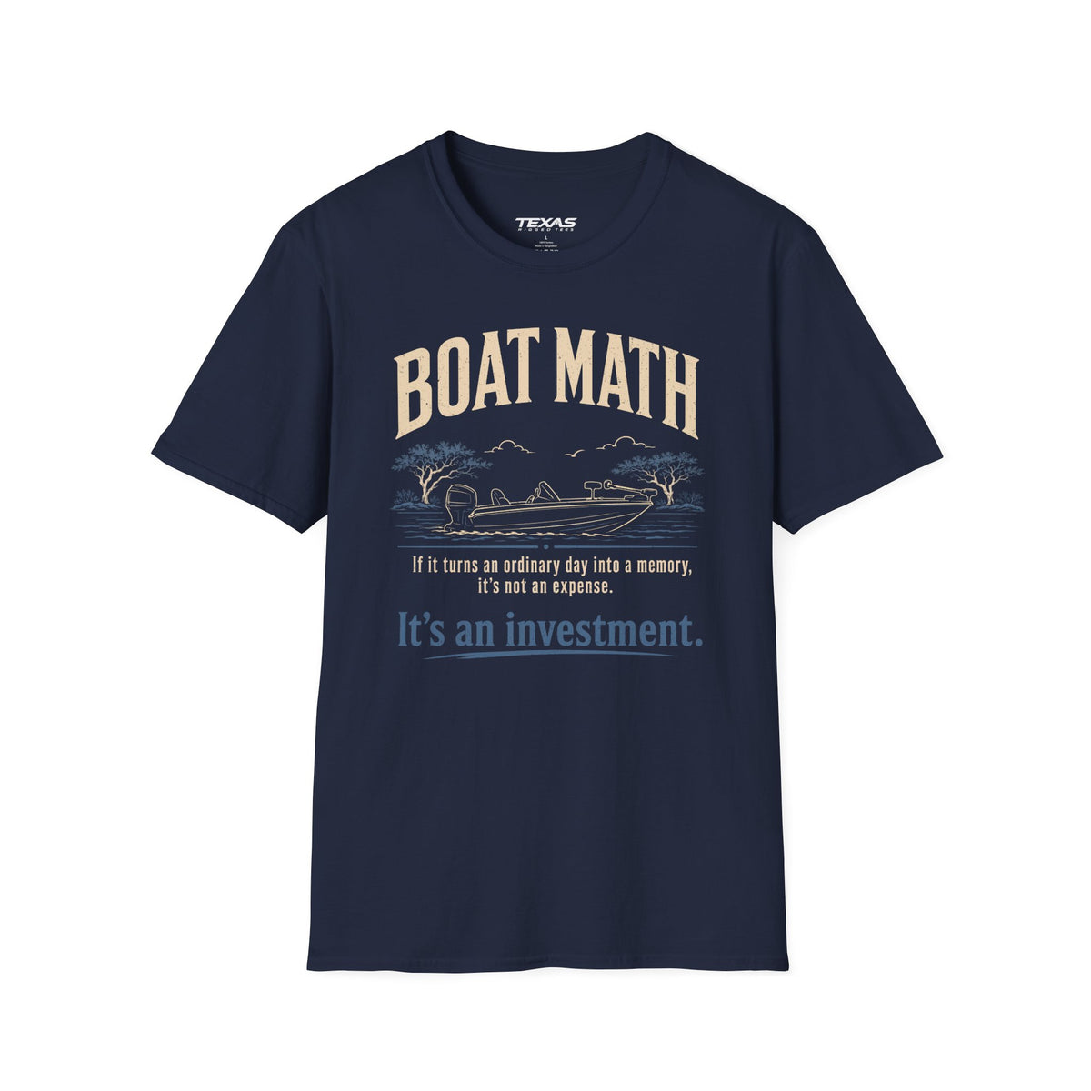 Boat Math — Unisex Cotton Tee