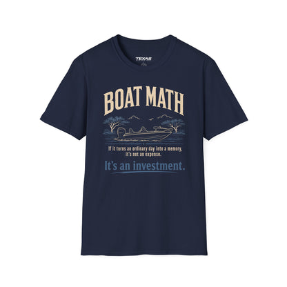 Boat Math — Unisex Cotton Tee