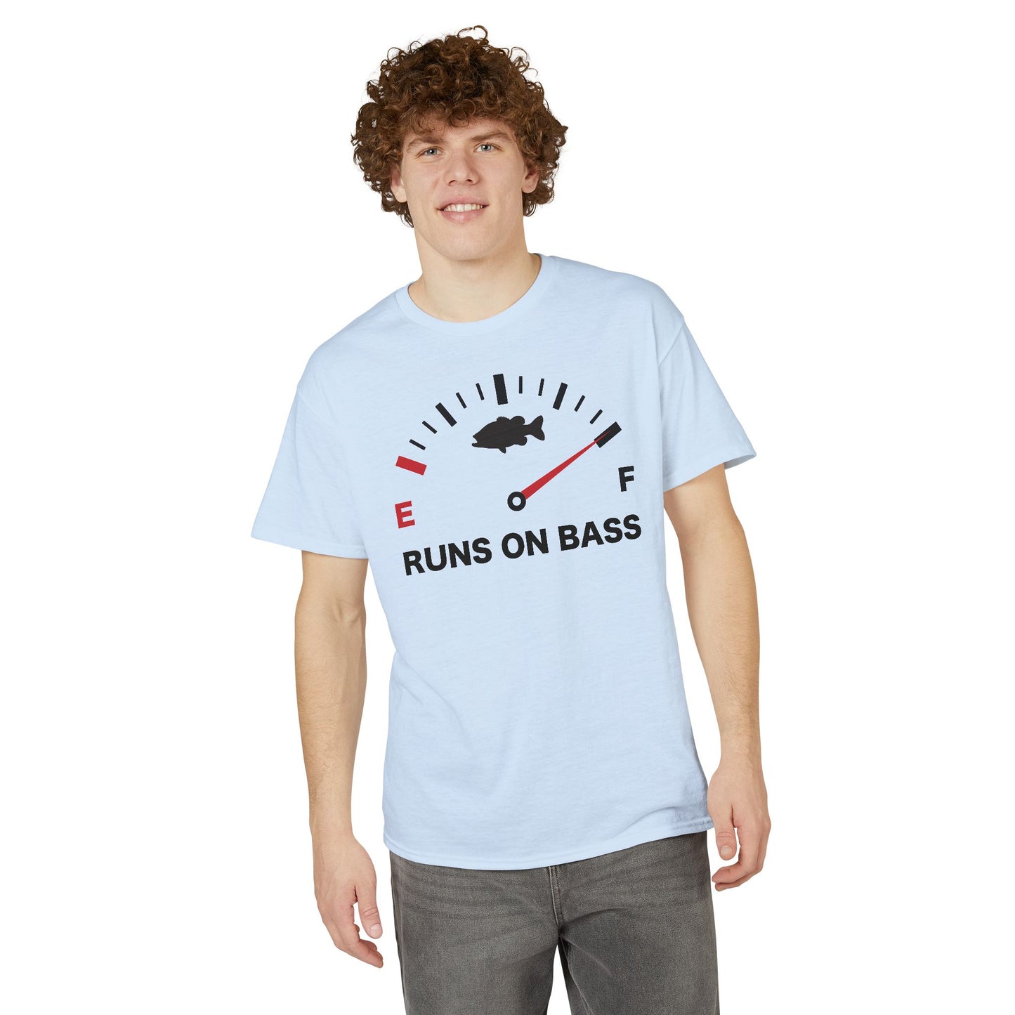 Runs on Bass — Unisex DryBlend® T-Shirt