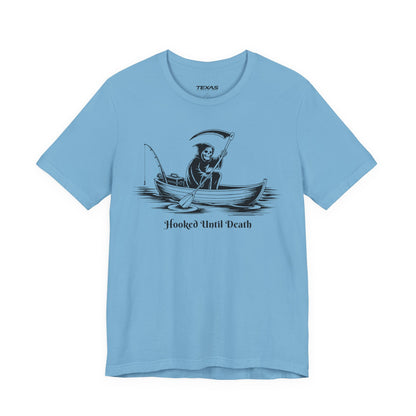 Hooked Until Death — Unisex Cotton Tee