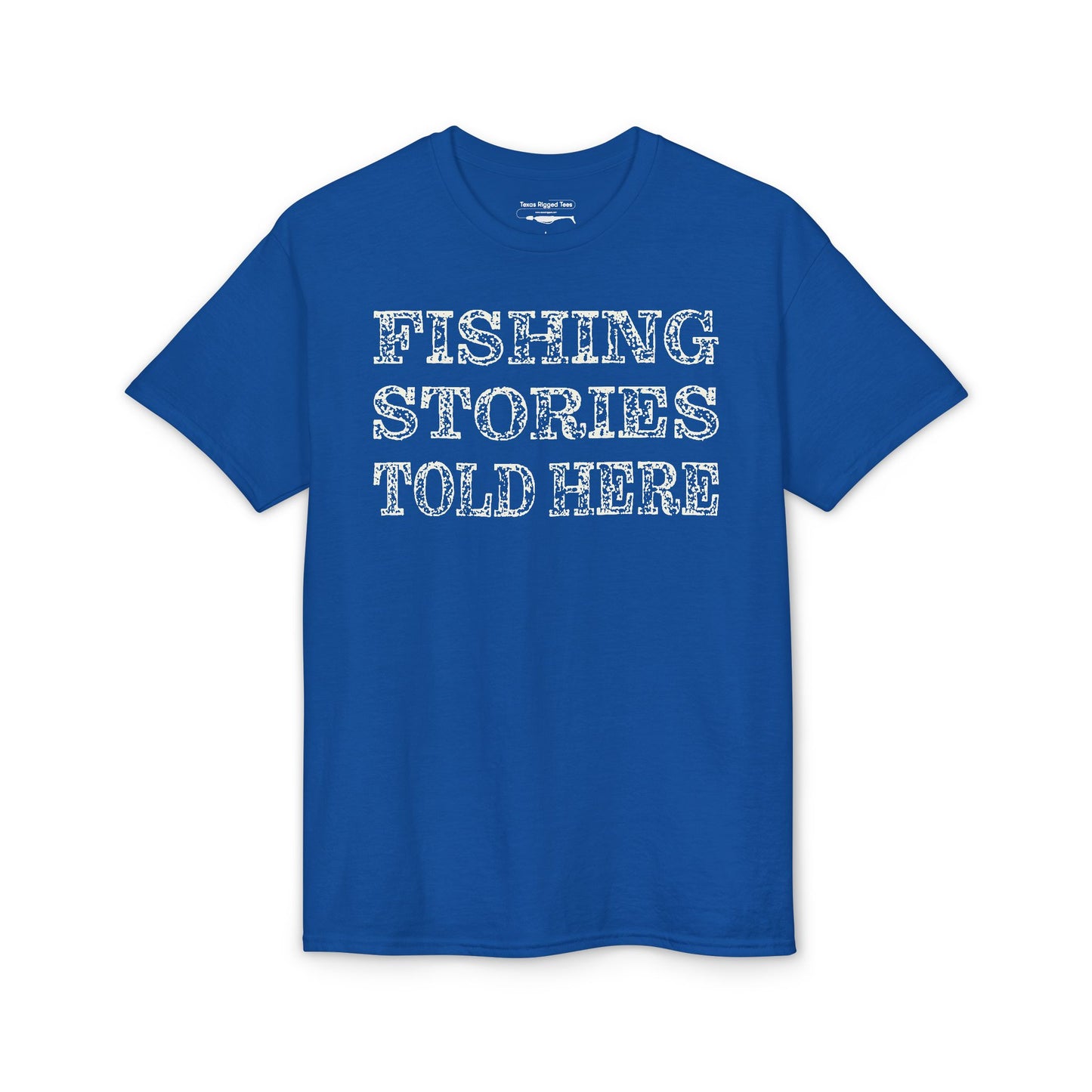 Fishing Stories Told Here — Unisex DryBlend® T-Shirt