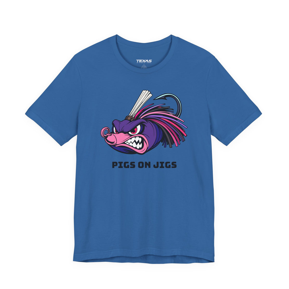 Pigs on Jigs — Unisex Cotton Tee