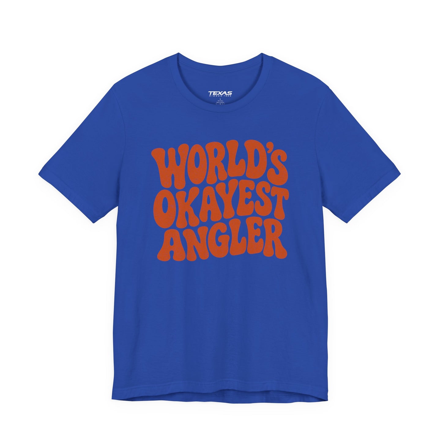 World's Okayest Angler — Unisex Cotton Tee