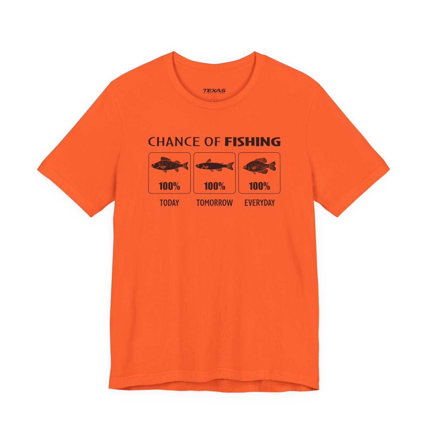 Chance of Fishing — Unisex Cotton Tee