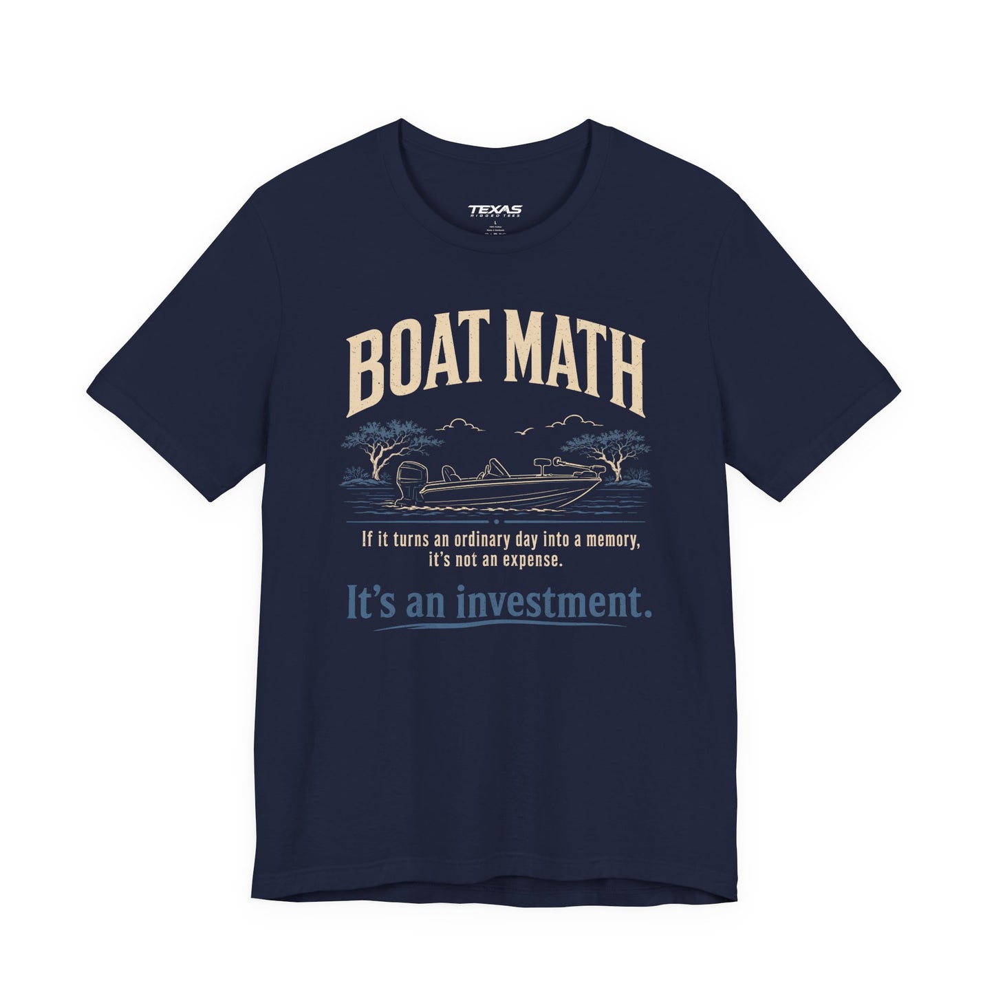Boat Math — Unisex Cotton Tee