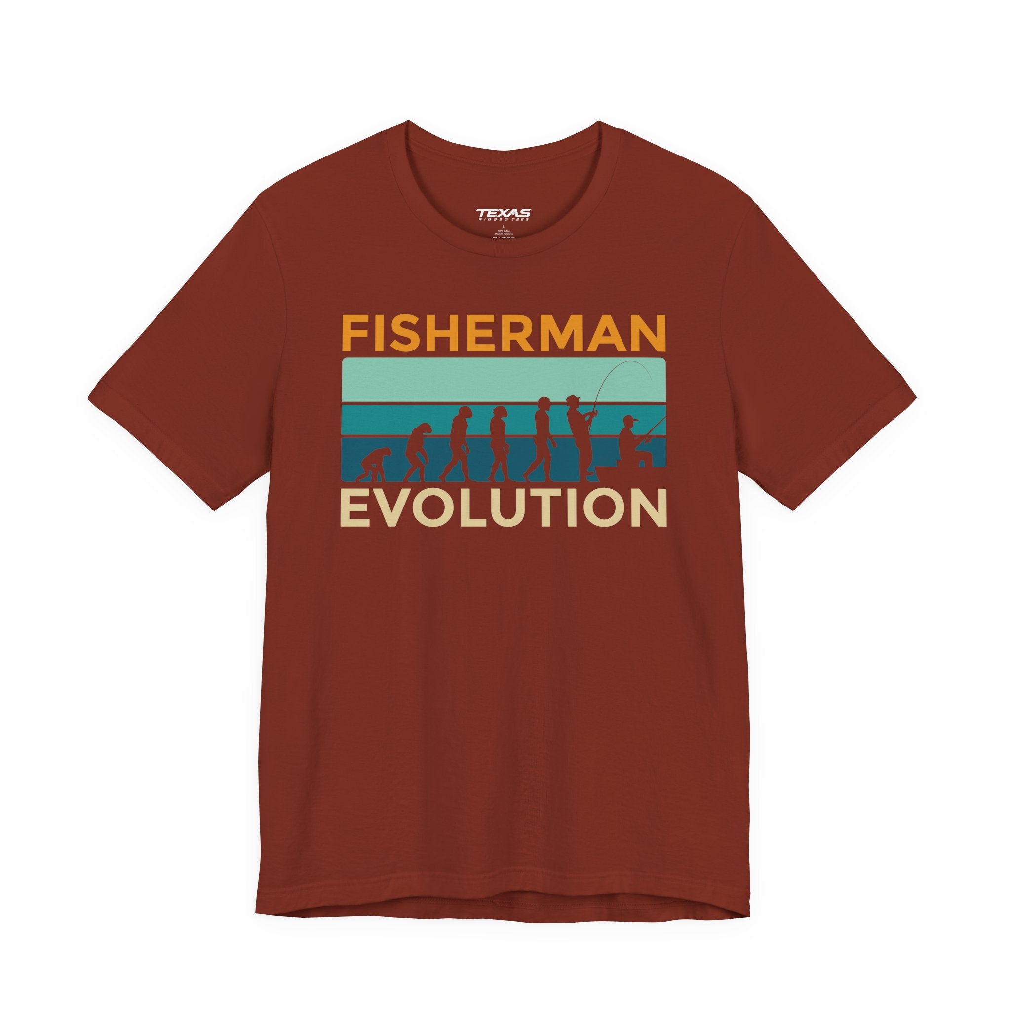 Fisherman Evolution — Unisex Cotton Tee