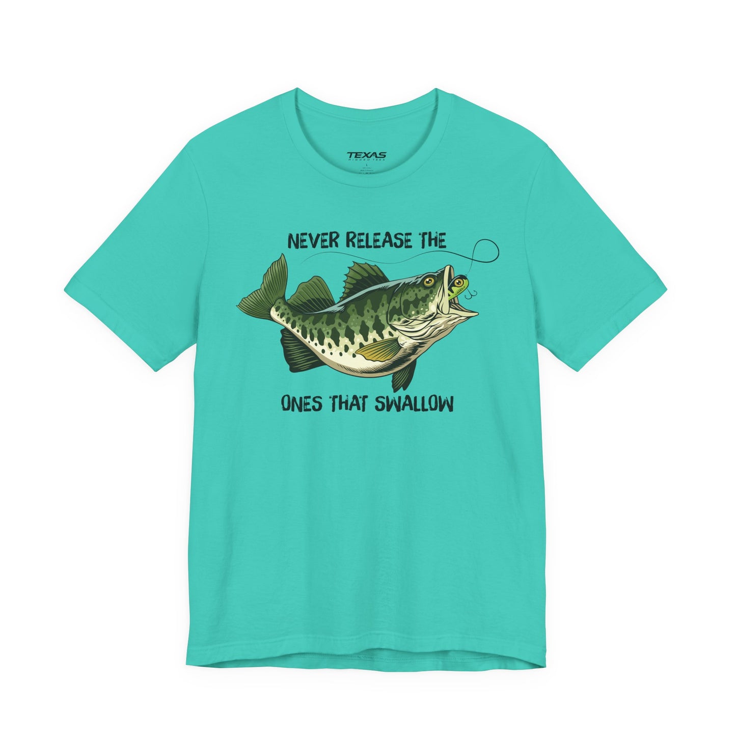 Never Release the Ones That Swallow — Unisex Cotton Tee