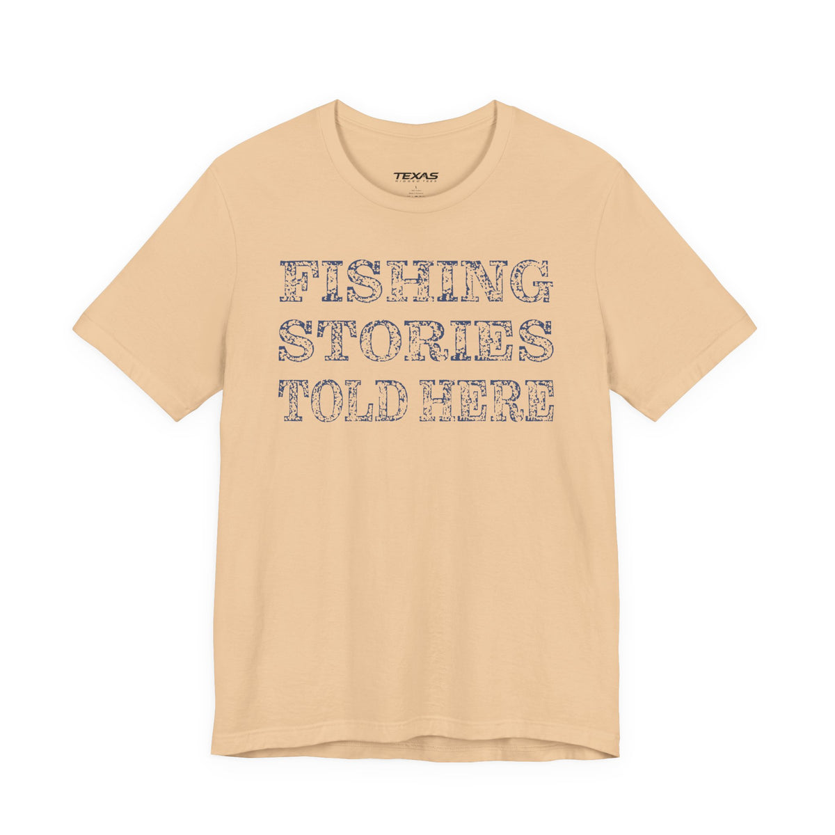 Fishing Stories Told Here — Unisex Cotton Tee