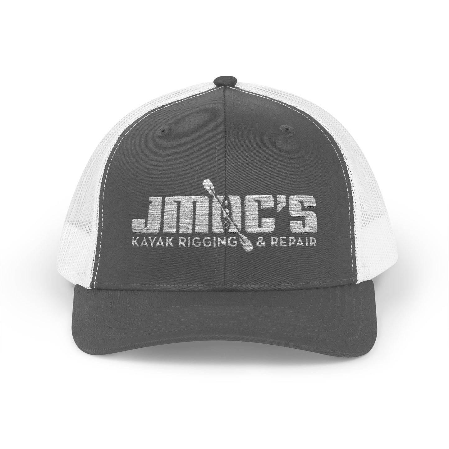 JMOC's Kayak Rigging & Repair (Light Logo) — Embroidered Baseball Cap