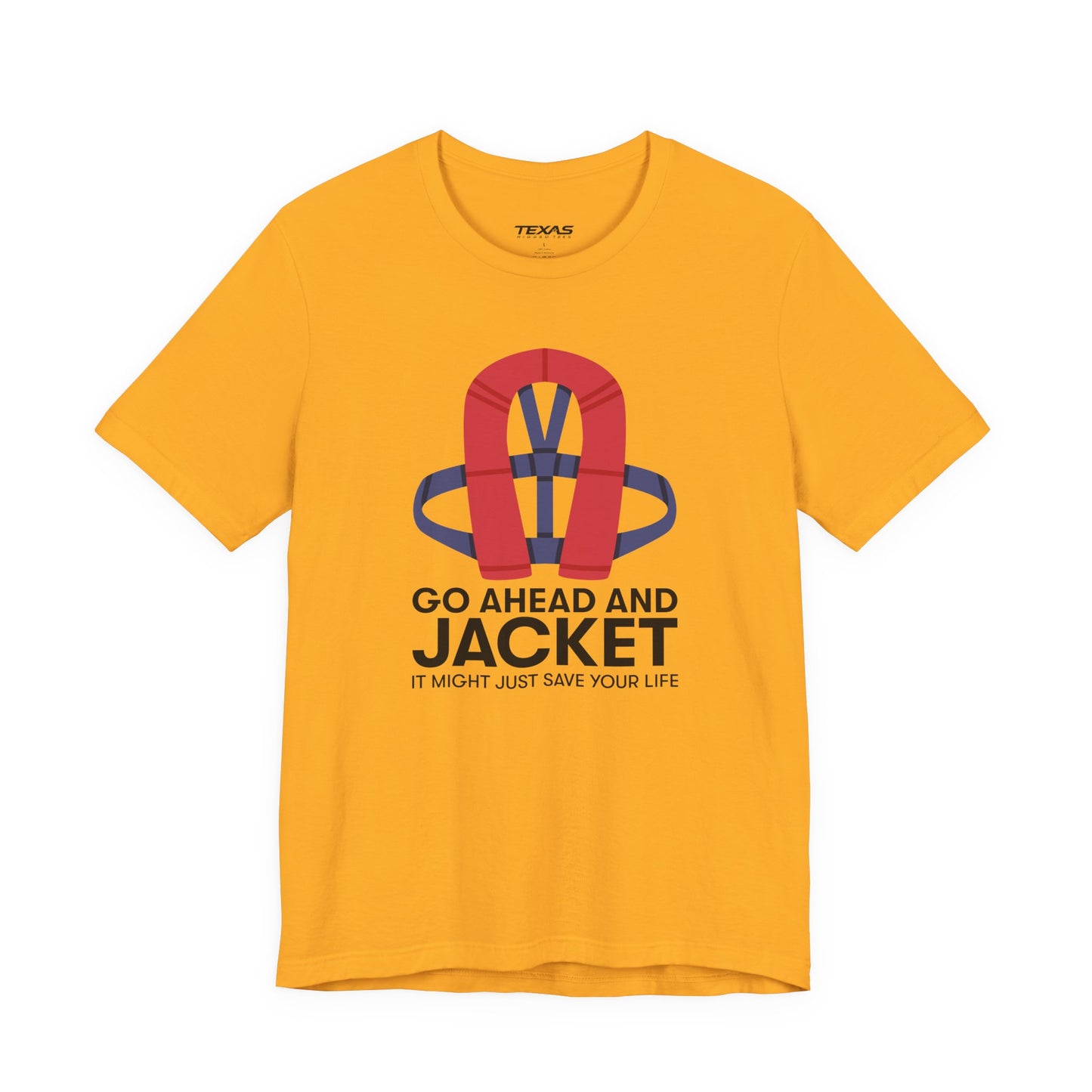 Go Ahead and Jacket — Unisex Cotton Tee