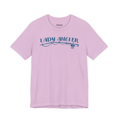 Lady Angler — Unisex Cotton Tee