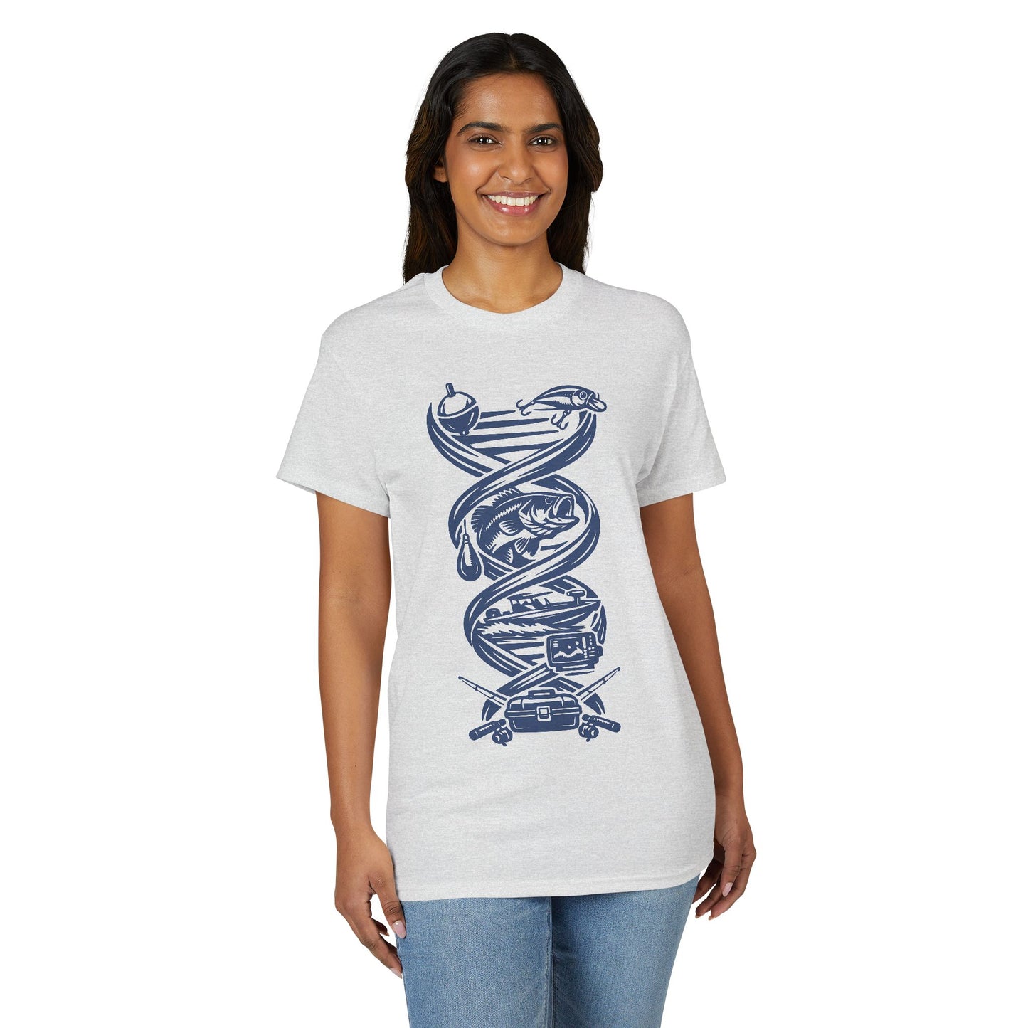 Fishing, It’s in My DNA — Unisex DryBlend® T-Shirt