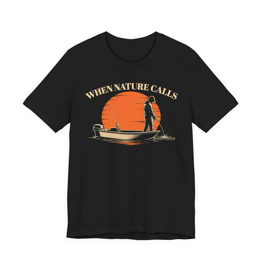 When Nature Calls — Unisex Cotton Tee