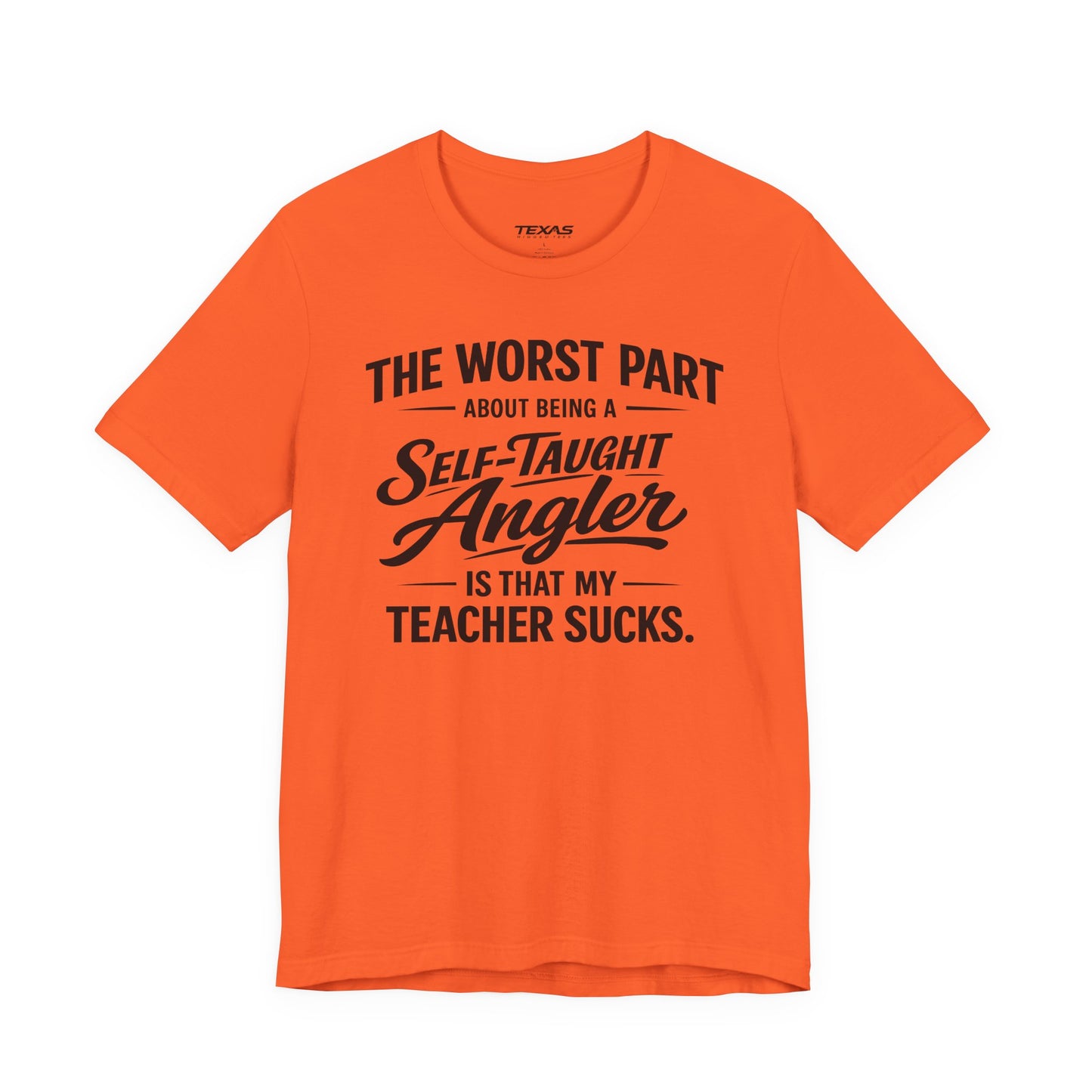 Self-Taught Angler — Unisex Cotton Tee