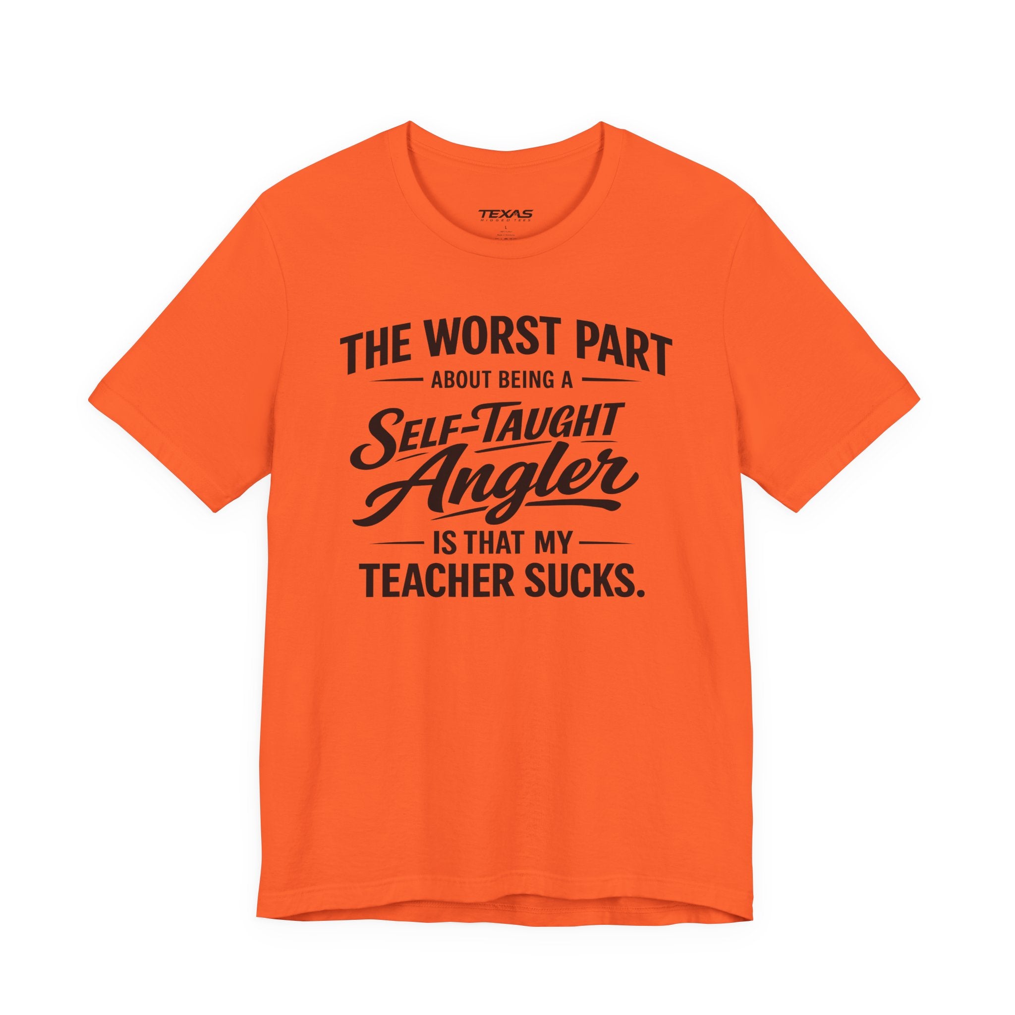 Self-Taught Angler — Unisex Cotton Tee