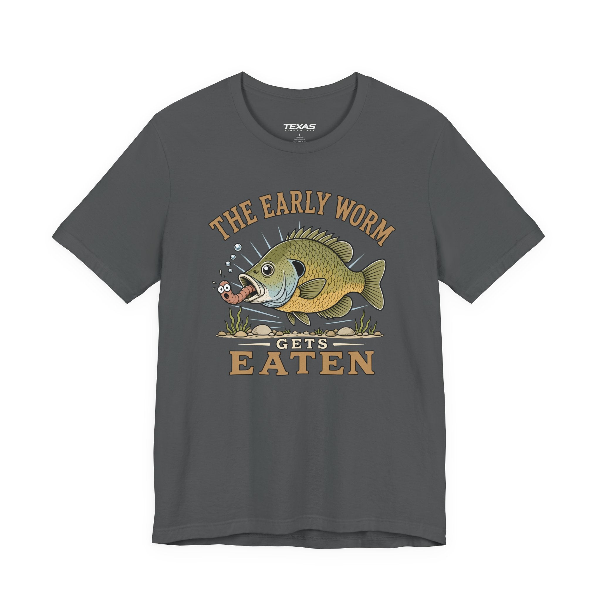The Early Worm Gets Eaten — Unisex Cotton Tee