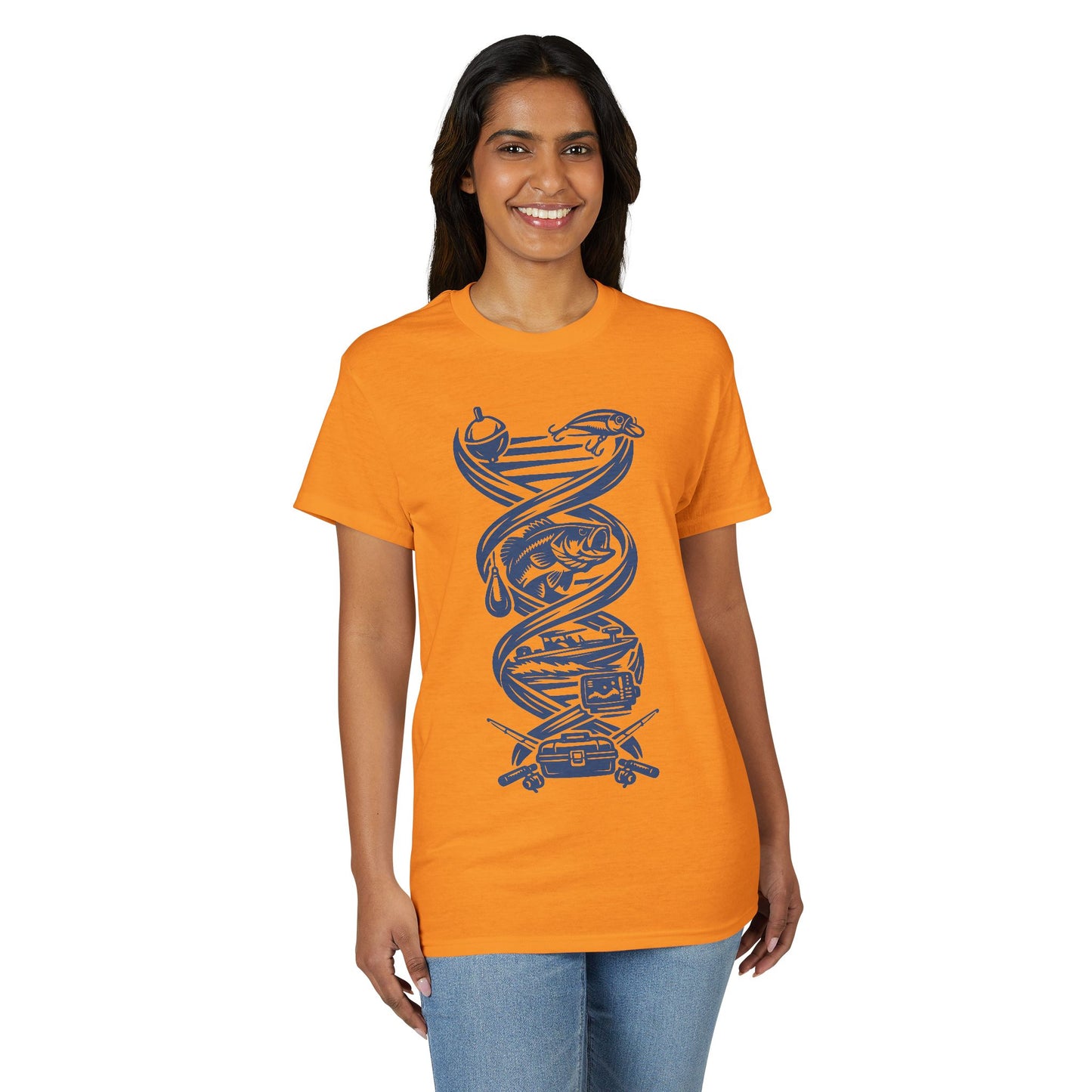 Fishing, It’s in My DNA — Unisex DryBlend® T-Shirt