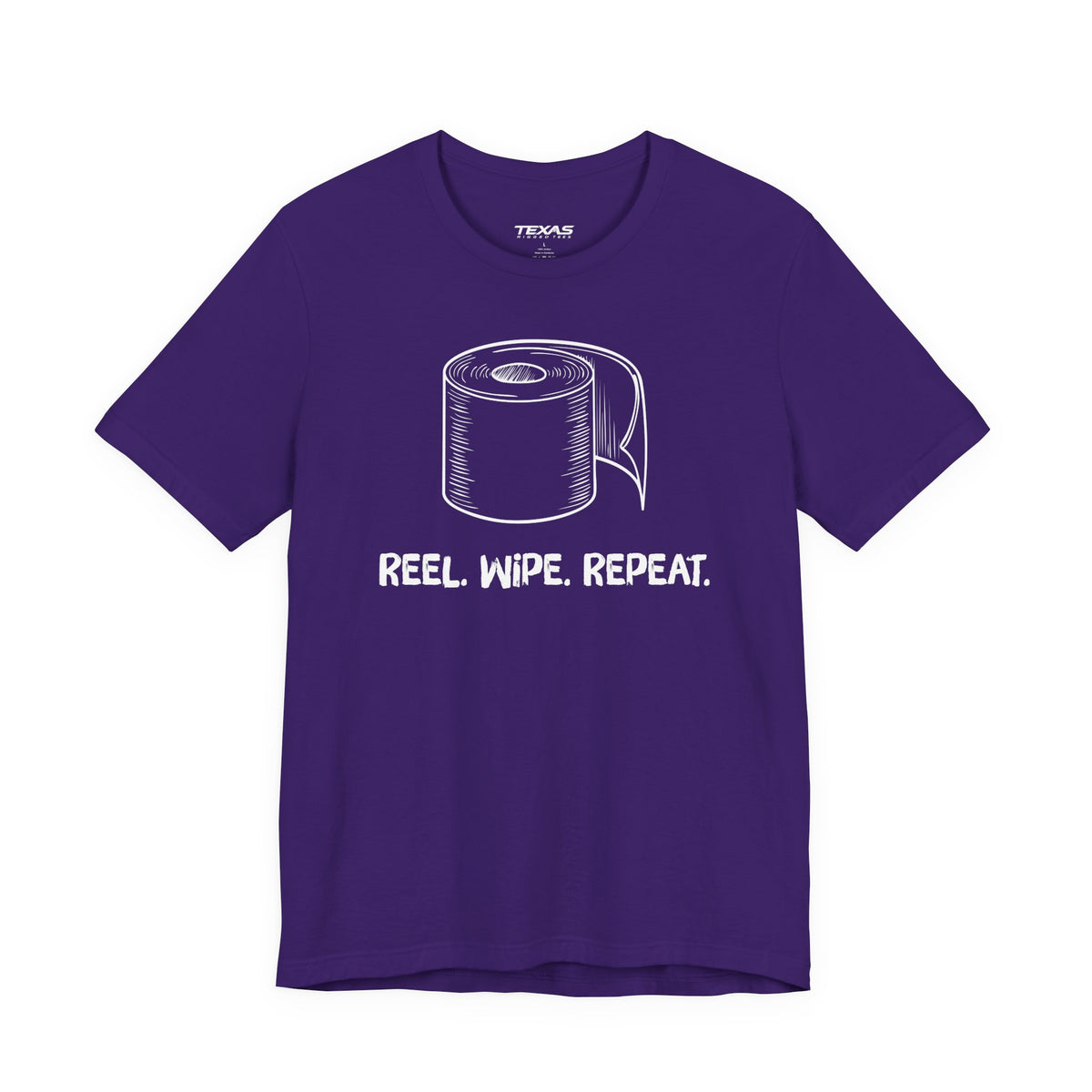 Reel. Wipe. Repeat. — Unisex Cotton Tee