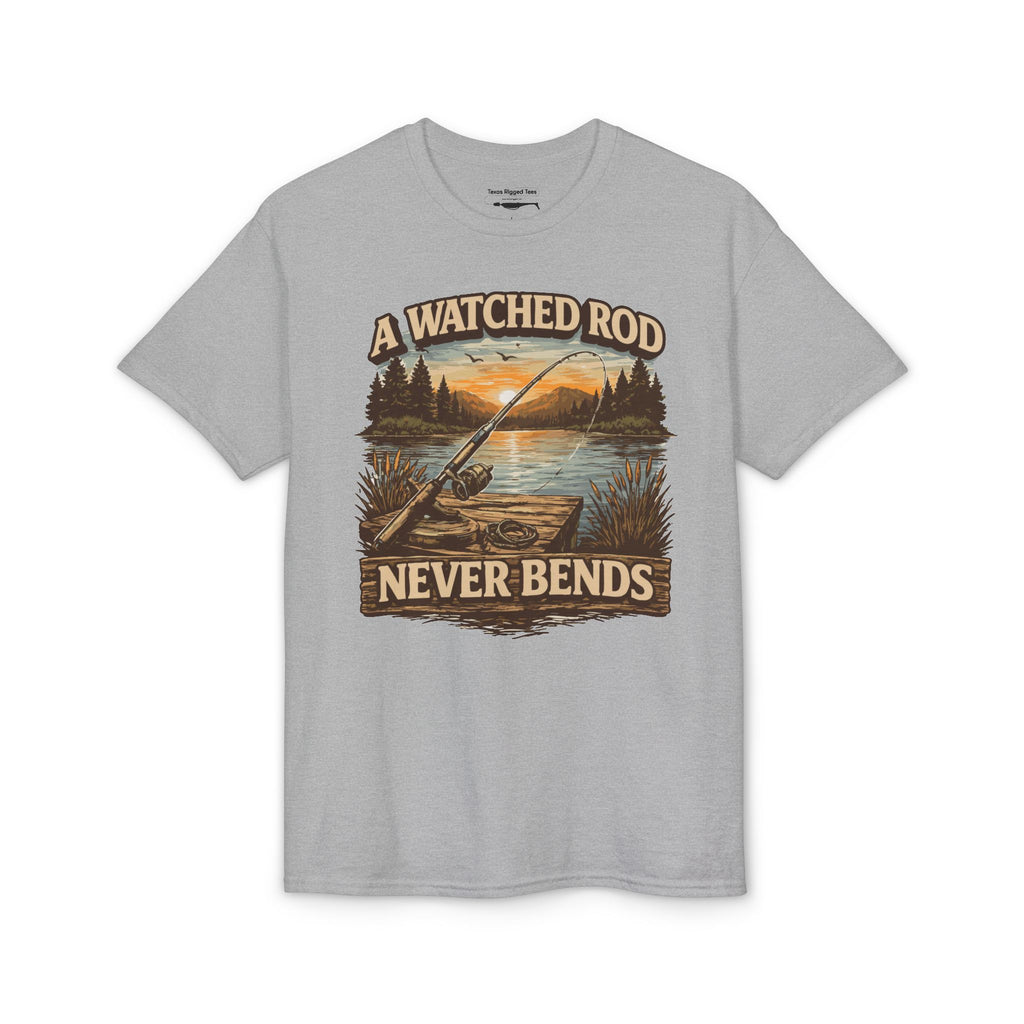 A Watched Rod Never Bends — Unisex DryBlend® T-Shirt