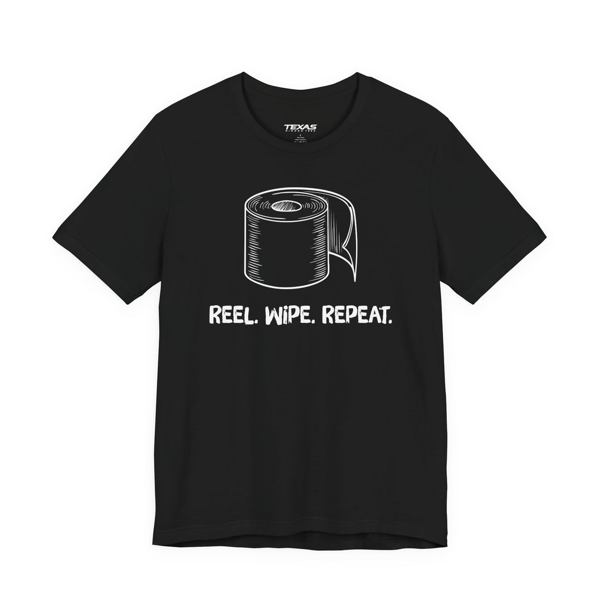 Reel. Wipe. Repeat. — Unisex Cotton Tee