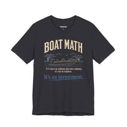 Boat Math — Unisex Cotton Tee